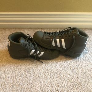 army green adidas runners
